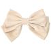 Bowknot Hair Clip for Women Girls Vintage Barrette Hair Clips for Women Bowknot Alloy Hair Clips for Teen Girls Bow Knot Hair Clip for Thick Fine Hair Accessories Ornaments for Girls Women Light apricot
