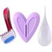 Danlai Heart Shape Bikini Trimmer | Sexy Female Pubic Hair Removal Kit | Intimate Grooming Tools for Women - International Shipping Available - Buy Online on GoSupps.com