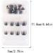 dijiusidy False Nail Perfect Matching Simple to Wear Fingernail Full Coverage Press Type Strong Viscosity Adjustable Paster Type 19 F741 Type 19 F741 - Buy Online on GoSupps.com