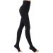 Medical Compression Pantyhose for Women & Men, 20-30mmHg Compression Stockings Black-a Large