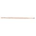 Ear Pick Earwax Curette Remover Glossy Rounded Convenient Practical Relieve Itching for Home(Rose Gold)