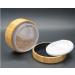 30g Portable Bamboo Makeup Container - Eco-Friendly DIY Cosmetic Jar with Sponge for Loose Powder & Foundation - Buy Online on GoSupps.com