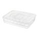 1 Pc Portable Egg Box Food Serving Tray Single Egg Holder Sealing Crisper Refrigerator re-usable