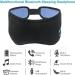 Bluetooth Sleep Headphones Wireless Bluetooth Eye Mask for Sleeping 5.3 Headphones Music Mask for Sports Sleeping Air Travel and Relaxation 19"-25" (Black) Black/White - Buy Online on GoSupps.com