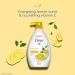 Energising Lemon Scent Body Wash with Vitamin C - Paraben & Sulfate Free 800ml - 100% Plant-Based Moisturizers - Buy Online on GoSupps.com