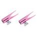 Housoutil 2pcs Eyebrow Sharpening Tool Metal Pencil Colorful Eyeliner Sharpener for Eyeliner Pencil Cylinder Pinkx2pcs 4.5x2cmx2pcs