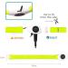 Laroo LED Dog Collar - USB Rechargeable Night Safety Band for Small & Medium Dogs - 3 Modes - Green 65cm x 2.5cm - Buy Online on GoSupps.com