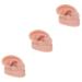 Beavorty 3 Pcs Human Ear Model Maniquine Silicone Ear Model Hearing Display Prop Simulation Ear Models Ear Model for Studs Wearing Ear Display Model Simulation Piercing Ear Model Simulator Coffeex3pcs 6.5x3.5cmx3pcs