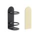 Electric toothbrush holder bathroom wall assembly suction cup glue electrical toothbrush body base stood caddy black black 1