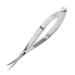 Micro Scissors Stainless Steel Face Hair Eyelash Scissors Grafting Tool Curved Mirror