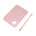 Makeup Palette Stainless Steel Metal Base Palette Makeup Mixing Palette with Spatula Artist Tool for Mixing Base Nail Art Cosmetic Makeup Plate Makeup Nail Art Palett