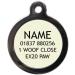 PS Pet Tags - Fun Cat ID Tags - Goldfish Bowl Design - Zinc Alloy Metal - Small (24mm) - Personalised On Reverse - Cat Cute Name Address Tag - Buy Online on GoSupps.com