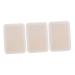 Beavorty Stickers Waterproof 3pcs Concealer Silicone Patches Invisible Tape Scar Conceal Sticker Scar Cover Pu Scar Stickers 14X10X0.2CM Khaki