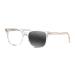 EFLAL Bifocal Men Women Retro Acetate Square UV400 Bifocal Transition Photochromic Reading Glass +1.0 +3.0 Transparent 2 x