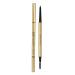 Eyebrow Definer Pencil | Fill in Draw Fine Lines and add volume to your Brows | Long Lasting and Waterproof | Precision Smart Double Ended Design | Mela Beauty Studio Professional Makeup (Chocolate)