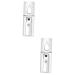 PLAFOPE 2pcs Face Sprayer Makeup Brishes Handy Facial Sprayer for Eyelash Extensions Nanometer Sprayer White