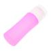 Mikinona Travel Storage Bottle Cylindrical Bottling Shampoo Bottle Refillable Bottle Shampoo Containers Silicone Liquid Bottle Empty Storage Silica Gel Cosmetic Set Bottle Purple Travel 11.4X3.6CM Purple