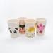 Bamboo Cups For Kids Set of 4 Cute Fun Animal 12 Oz Drinking & Snack Toddler Smoothie Bathroom Eco Friendly Organic Fibre Shatter Resistant BPA Free Dishwasher Safe  White  4 Count (Pack of 1)