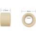 200 Pcs 4.0mm Silicone Lined Micro Rings Blonde for Hair Extensions - Buy Online on GoSupps.com