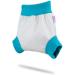 Petit Lulu Size L Pull Up Cloth Nappy Cover | Reusable Washable Diaper Wrap | Grey (Turquoise) | Made in Europe - Buy Online on GoSupps.com