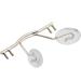 Mayabi metal replacement nose bridge 10-pack glasses bridge replacement edgeless frame metal glasses bridge with nasal cushion glasses accessory frames (color: gold) (color: silver)