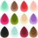 Makeup Sponge Cleaning Makeup Sponges Water Drop Sponge Puff Multiple Color Cosmetic Smooth Powder Basic Sponge Makeup Brush Tool Makeup Sponge Holder(Brown) - Buy Online on GoSupps.com