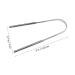 Buy SOLUSTRE 2pcs Dental Scraping Tool Set - Kids & Adults - Portable Stainless Steel Bad Breath Scraper & Spatula - Buy Online on GoSupps.com