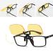 Dyhqq 2 pcs glasses clip on glasses to protect the blue light protection for the screen-anti-eyeser fatigue anti-UV-anti-blue light-filters blue lights