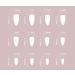 Justotry Cow Print Oval False Nails - 24 Pcs Short Black French Press On Nails with Nail Glue - Funky Nude Almond Stick on Nails for Women - Nail Art Essential - Buy Online on GoSupps.com