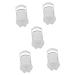 FRCOLOR 5pcs Electric Eyelash Curler Makeup Eyelash Power Tool Eye Lash Heater Eye Lash Makeup Tool Portable Eyelash Curler Makeup Accessories Lash Tools Make up D Battery White