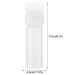 Hair Oil Applicator Bottle - Portable Root Ridge Applicator with Graded Scale for Salon Quality Hair Coloring | Set of 1/3 White - Buy Online on GoSupps.com