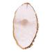 Nail Art Finger Ring Palette Polish Holder Color Mixing Plates Manicure Tools White Brushes beautymisc