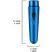 ARECTECH Mini Portable Electric Shaver for Men - USB Rechargeable Cordless Razor with LED Display | Ideal Travel Touch-Up Shaver - Blue - Buy Online on GoSupps.com