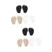 NOLITOY 6 Pairs Forefoot Pad Pinch Stickers Slippers for Girls High Heel Sandals Metatarsal Pads Sandals for Women Pantumblas De Mujer Toe Pads Adhesive Gel Foot Pads Non-Slip