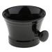 Colcolo Black Porcelain Shaving Bowl with Wrist - Lather Shaving Bowl