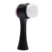 Facial Cleansing Brush Manual Face Brush Silicone Face Scrubber 2 in 1 Face Cleansing Brush for Cleaning Exfoliating