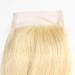 SeraphicWig Swiss Lace Top Closure 4"x4" Brazilian Virgin Human Hair Lace Closure With Baby Hair 12" Silky Straight Honey Blonde Colour #613 Free Part - Buy Online on GoSupps.com