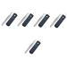 Ipetboom 5 Sets Round Nose Hair Clip Precision Trimmer for Men Beard Trim Catcher Eyelash Applicator Tweezers Nasal Hair Clip Remover Eyebrow Hair Removal Miss Hair Clipper Stainless Steel