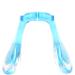 Celika replacement-nose broken glass accessories 2 pieces of blue silicone-and screw-and-glass-nose pads-substance-shaped-shaped plastic glasses transparent nose padding arm