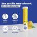 HYDRATIS - Pack of 4 Tubes of Effervescent Tablets with Electrolytes + 500 ml White Bottle - Optimises Hydration - Lemon/Elde - Buy Online on GoSupps.com