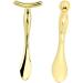 Beaupretty 2pi ces Outils De Beaut Pour Yeux Spatule Et De Massage Pour Application De Contour Des Yeux Et Massage Anti- d me Couleur Dor e - Buy Online on GoSupps.com