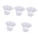 Minkissy 5PCs 5 Wachpaper Hair removal Wachpaper Body Skin Hair removal Face wax strips Body hair removal Tool Face wax Paper Body wax strip white face fleece fabric
