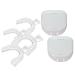 Teeth Whitening Trays 4 Moldable - Extra Comfortable Custom Fit Mouth Guard 1 Size Fits All with 2 Travel Storage Cases