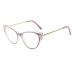 LJczka cat eyes glasses without strength women - blue light block glasses retro blue light glasses blue light filter for PC TV and cell phone purple