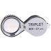 Magnifying Glasses Vision aids 30X Folding Portable Magnifying HD Glass Lens for Jewelry Repair Security Identification Tool Silver 24 * 25 * 60mm Stationery Office Supplies 1PCS Journey