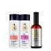 PURC Straightening Hair and Repair Damage Hair Products Brazilian Keratin Treatment with Magic Hair Mask Set