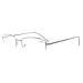 Eyekepper Classic Metal Frame Reading Glasses Half Rim Spring Temples Readers Gunmetal +1.0
