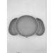 6-Piece Silicone LED Weaning Baby Feeding Set in Gray | BPA-Free, Dishwasher Safe - Buy Online on GoSupps.com