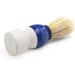 Ruilogod Blue Wooden Handle Mini Bristle Beard & Mustache Brush - Portable Grooming Tool for Men - Buy Online on GoSupps.com