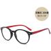 Affordable Stylish Reading Glasses for Men & Women - Spring Hinges Anti Eyestrain Resin Lenses Red 2.0x - Buy Online on GoSupps.com